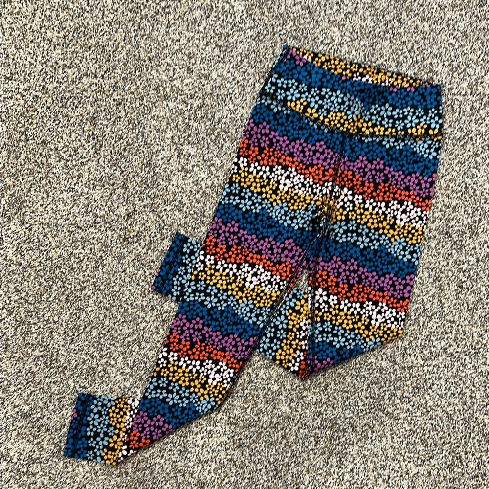 Hanna Andersson Floral Active Leggings